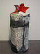 Raku Fired Box with Ornate Lid $65