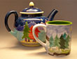 Three Trees teapot and mug