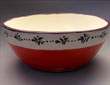 Serving bowl floral band